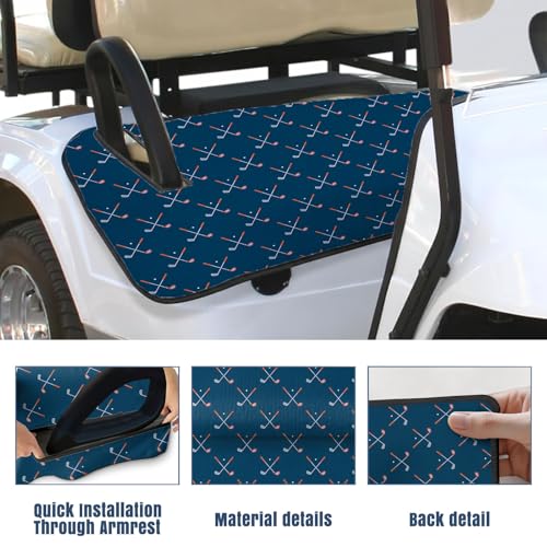 Golf Cart Seat Covers Golf Cart Seat Towel Blanket Group - color: Blue Golf
