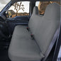 Sandwich Fabric Front Bench Seat Cover Compatible with Ford F250 F350 F450 F550 1999 2000 2001 2002 2003 2004 2005 2006 2007 Super Duty Trucks Full Bench Seat Cover - Gray - color: Gray, size: Knit cloth
