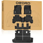 OEDRO Floor Mats Cargo Liner with 3rd Backrest Mats Fit for 2013-2024 Toyota 4Runner 7-Seater, Custom Fit TPE All Weather Floor Liners Trunk Mat for 4Runner Accessories, Car Mat Full Set, Black - style: 13-24 4Runner Full Set W/ Backrest Mat 7 Seats