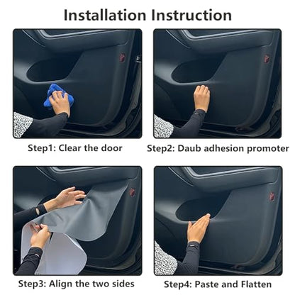 Car Door Anti Kick Pad for Subaru WRX 2022 2023 2024 2025 2026 Accessories Protector Mat Dirty Collision Stickers Inner Decoration
