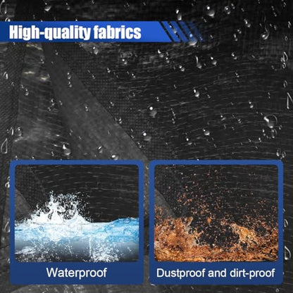 SUV Cargo Liner for Dogs, Waterproof & Non-Slip Car Trunk Mat, Anti-Scratch Auto Rear Bumper Protector Guard Pet Barrier Cover, Universal for Sedan, SUV (Blacks)