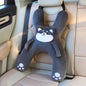 Car Pillow for Travel – Animal-Themed Car Seat Cushion with Safety Belt Protector – 4 Cute Styles: Pig, Dog, Rabbit, Panda (Dog) - color: Dog
