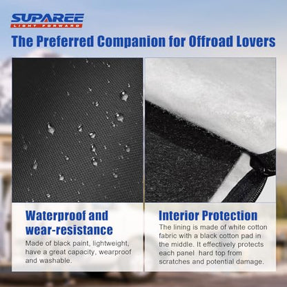 SUPAREE Freedom Panel Storage Bag Hard Top Storage Bag with Handle Compatible with 2021-2025 Ford Bronco 2&4 Door Car Top Panel Protector Bag Freedom Driving Accessories