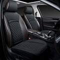 Front Car Seat Covers for Land Rover,Leather Waterproof Seat Protector Custom Fit Land Rover Defender Discovery Range Rover Evoque Sport Velar,2 Pack,Black - color: Black