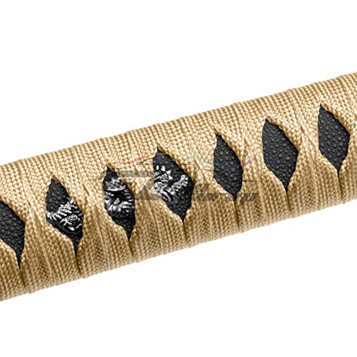 EZAUTO WRAP 15cm Gold Black Shift Knob Samurai Sword Alloy Katana with Adapter Universal