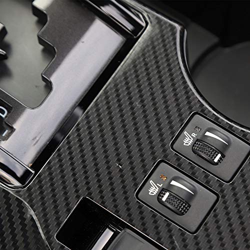 Voodonala for Toyota 4Runner Gear Shift Panel Cover Center Console Interior Trim for Toyota 4Runner SUV 2010-2023(Carbon Fiber Black,1PC,ABS)