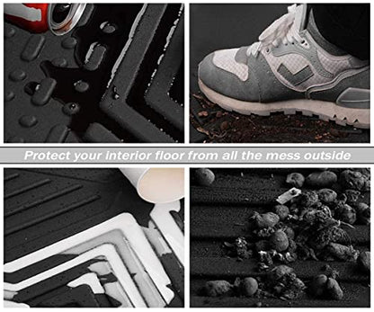 Camry Floor Mats Compatible with 2018-2024 Toyota Camry FWD Models, Non Hybrid or AWD Models，All Weather 3D Tech Waterproof Durable Anti-Slip TPE Floor Liners 1st ＆ 2nd Row Custom-fit Set Accessories - size: 3）For Toyota Camry I 2018-2024 I Floor Mat