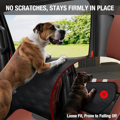 Dog Car Door Protector – 20% Larger Design for Trucks & Large SUVs, Thickened Waterproof Door Panel Covers, Protects Doors from Dog Scratching - size: Standard [Fit for Large SUV and Trucks]