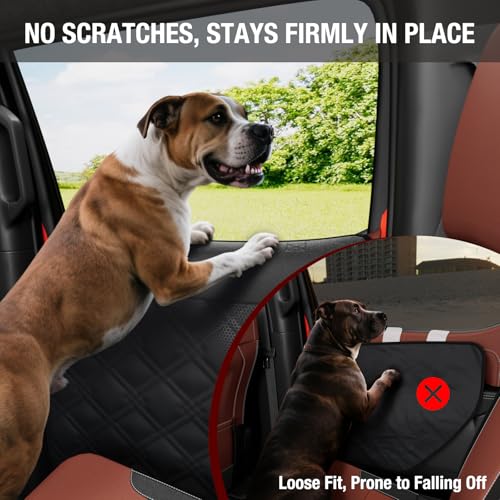 Surfcabin Dog Car Door Protector – 20% Larger Design for Trucks & Large SUVs, Thickened Waterproof Door Panel Covers, Protects Doors from Dog Scratching - size: Standard [Fit for Large SUV and Trucks]