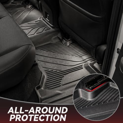 YITAMOTOR 2Gen Floor Mats & Cargo Liner Fit for 2025-2026 Toyota Camry LE/SE/XLE/XSE TPE Liners (Include Hybrid), All Weather TPE Automotive Camry Floor Liners & Trunk Mat Accessories, Black - style: 25-26 Camry Floor Cargo Liner Set