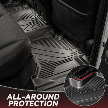 YITAMOTOR 2Gen Floor Mats & Cargo Liner Fit for 2025-2026 Toyota Camry LE/SE/XLE/XSE TPE Liners (Include Hybrid), All Weather TPE Automotive Camry Floor Liners & Trunk Mat Accessories, Black - style: 25-26 Camry Floor Cargo Liner Set