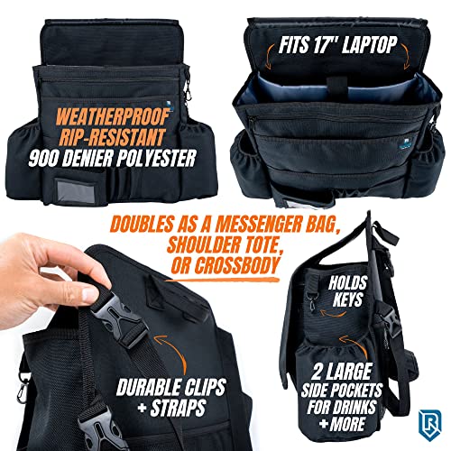 Car Seat Organizer - Front Seat Organizer for Passenger Seat - Car Office For Work Truck, Police, Business, and Law Enforcement - Over the Seat Storage File Organizer for Truck Cab