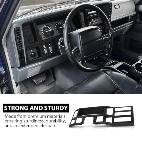 G-PLUS Dash Bezel Panel Surround Trim Compatible with Jeep Cherokee XJ 1984-1996 Black Dashboard - size: 1984-1996 Jeep Cherokee XJ | Black