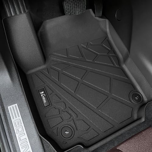 KARPAL Floor Mats for 2018-2024 Chevy Equinox (Not for EV) & GMC Terrain, All-Weather TPE Custom Fit Floor Liners Car Accessories