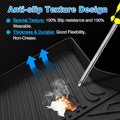 Civic Cargo Liner - Trunk Mat for Honda Civic 2006-2011, All Weather Cargo Mat for Civic Accessories, Heavy Duty Car Mats, Car Accessories - size: 1)Honda Civic 2006-2011