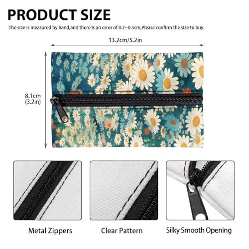 Black Cat Daisy Mini Tissue Packs, Sturdy Tissue Holder Easy to Carry Tissues Holder Tissues Organizer Bags Fashion Daily Items - color: Black Cat Daisy 01