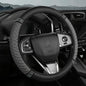 Bling Car Steering Wheel Cover, 15 Inch Rhinestones Soft Leather Elastic Steering Wheel Protector, Universal 15 Inch for Women Girls, Fit Vehicles, Sedans, SUVs, Vans, Trucks (Grey) - color: Grey