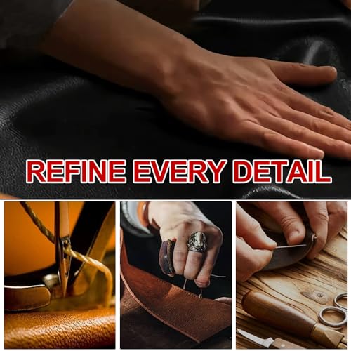 HAOTULE New Nappa Leather car Steering Wheel Cover, Anti-Slip, Safety, Soft, Breathable Full Surround Universal 15 inch Black - color: Black-1