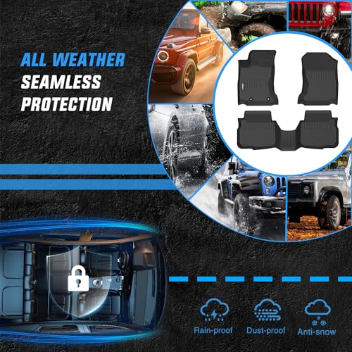 Nilight TPE Floor Mats for Subaru Outback Legacy 2020 2021 2022 2023 2024 2025 All Weather Custom Fit Heavy Duty Floor Liners - color: 2020-2026 Subaru Outback|Legacy