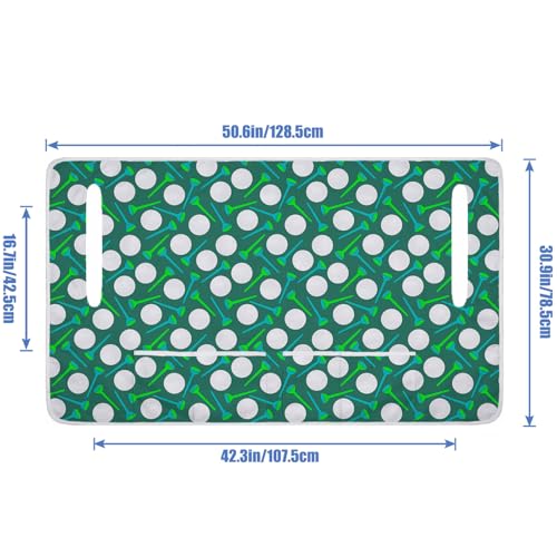 Golf Cart Seat Covers Golf Cart Seat Towel Blanket Group - color: Green Golf with Pocket 2
