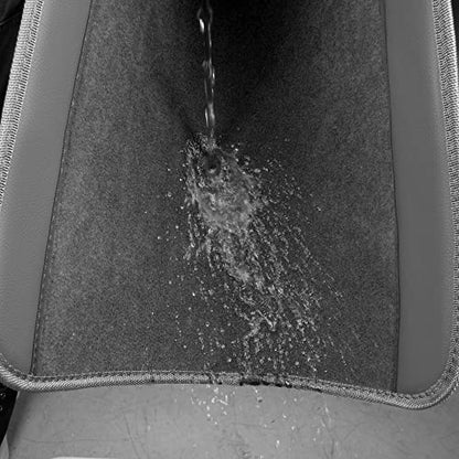 CAR PASS Waterproof Universal Fit Car Floor Mats, Car Mats Fit for SUV,Vans,sedans, Trucks,Set of 4pcs Car Carpet with Driver Heel Pad (All Gray) - color: All Gray