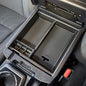 Center Console Accessory Organizer Compatible with Toyota Tacoma 2016 2017 2018 2019 2020 2021 2022 2023, ABS Material Box Insert Tray (Black trim)
