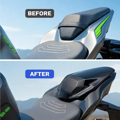 Rear Seat Cowl for Z900 Z900 SE 2025 2026, Mototcycle Tail Passenger Pillion Seat Cover Cowl Fairing Protector (Glossy Black) - color: Glossy Black