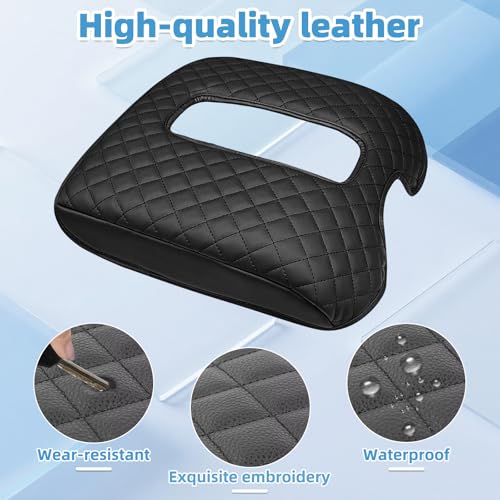 Center Console Armrest Cover Compatible with Chevy Silverado and Fit for GMC Sierra 1500 2500 3500 2014-2018,and Fit for Yukon/Tahoe/Suburban 2015-2020(for Bucket Seat Only) - size: Compatible with Silverado 2014-2018