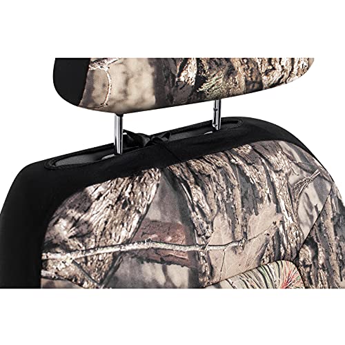 Mossy Oak Camo Seat Covers Low Back - Made with Cotton Twill, Airbag Compatible, Universial Fit Most Bucket Seats - Official Licensed Product - color: Cotton Twill Low Back