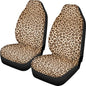 Pehede Car Seat Cover Leopard Front for Cars, Easy to Install Cover Set, Accessories Auto Trucks Van SUV,2 Packs - color: Multi19