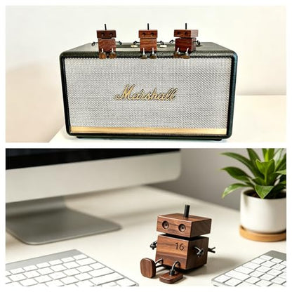 Car Air Fresheners Cute Shaking Wooden Man Figurine Diffuser For Car Dashboard Reusable Air Freshener Gifts Car Vent Clip Car Odor Eliminator Fun Car Accessories Gift Set