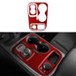 Car Gear Shift Panel Decals for 2014-2017 Dodge Durango Accessories Carbon Fiber Interior Stickers, Knob Style - color: Gear Shift Panel, C