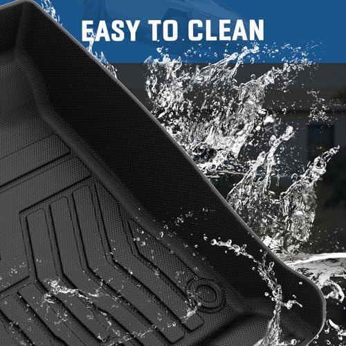 KUST Floor Mats for Honda HR-V 2023-2025 2026, Cargo Mat Floor Liners Back Seat Mats for HRV Accessories, All Weather Protection TPE Rubber Rear Trunk Mat High Edge (Full Set Mats) - style: For │ HR-V 2023-2026 │ Full Set