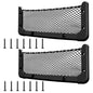 ABS Plastic Frame Automotive Cargo Nets Car Net Pocket Phone Car Mesh Net Holder RV Storage Boat Cargo Pocket Organizer Framed Mesh Net Pocket with Screws for Auto RV Net(2, 13.8 x 5.1 Inch) - size: 13.8 x 5.1 Inch