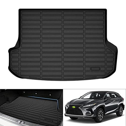 Cartist Custom Fit for Cargo Liner 2016-2022 Lexus RX350/RX450h (Not for RX350L & RX450hL) All Weather Trunk Mat Anti-Slip TPE Rear Trunk Floor Mat Waterproof - size: 4)Lexus RX350/RX450h【2016-2022】