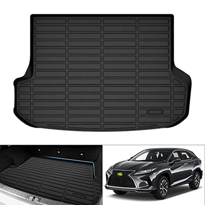 Cartist Custom Fit for Cargo Liner 2016-2022 Lexus RX350/RX450h (Not for RX350L & RX450hL) All Weather Trunk Mat Anti-Slip TPE Rear Trunk Floor Mat Waterproof - size: 4)Lexus RX350/RX450h【2016-2022】