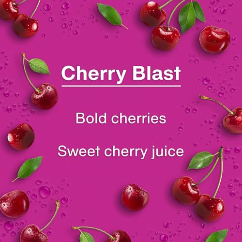 LITTLE TREES Car Air Freshener | Fiber Can Provides Long Lasting Scent for Auto or Home | Recycled Fiber | Cherry Blast, 4 Air Fresheners - color: Cherry Blast