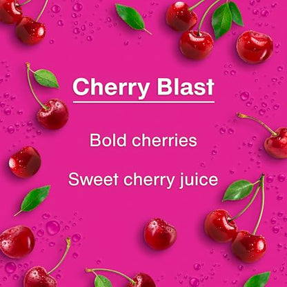 LITTLE TREES Car Air Freshener | Fiber Can Provides Long Lasting Scent for Auto or Home | Recycled Fiber | Cherry Blast, 4 Air Fresheners - color: Cherry Blast