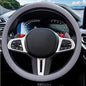 JDDRY Car Steering Wheel Cover,Silicone Steering Wheel Protector,Automotive Steering Wheel Protective Cover,Universal Fit(Gray,1PC) - color: Gray