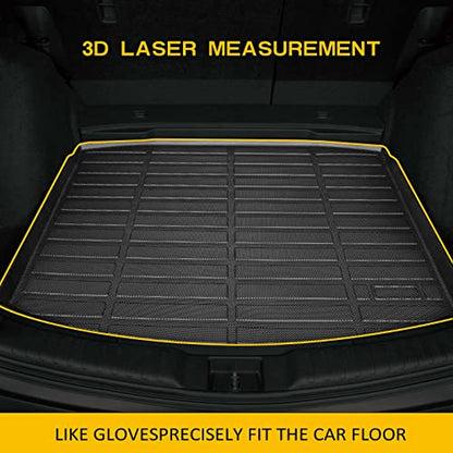 Wailtnb-All Weather Cargo Liner for Hyundai Tucson 2022-2026 (Gas Only) Custom Fit Car Trunk Mat, Waterproof Easy to Clean Cargo Mat Accessories Black - style: 22|For Tucson|2022-2026|Cargo mat