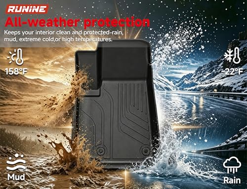 Floor Mats Cargo Liner Fit for 2021-2026 Jeep Grand Cherokee L (Only for 6-Seater w/o 2nd Row Center Armrest), All Weather Car Floor Liners Trunk Cargo Liner Car Accessories - size: Jeep Grand Cherokee L 6 Seater