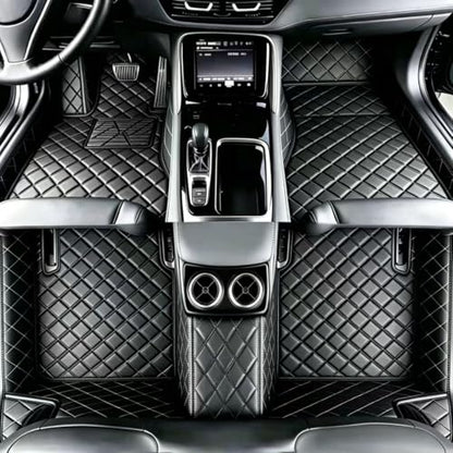 Customize Floor mats for car fit 99% Sedans SUV Sports,Custom Automotive Floor mat Fit Truck, All Weather Men Women Car Protection Pads Non-Slip auto Floor Liners (Black), RH2206UPR