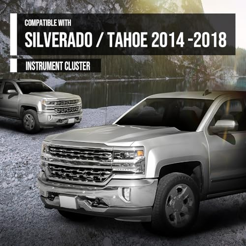 ALLGOOD Dashboard Cover Compatible with GMC Sierra 1500 2014-2016, 2018 Dash Cover Black