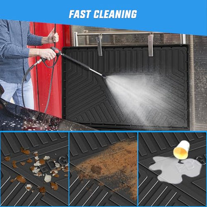Nilight Cargo Mats for Ford Edge 2015 2016 2017 2018 2019 2020 2021 2022 2023 2024 2025 All Weather Protection Heavy Duty Cargo Liners - color: 2015-2025 Ford Edge|Cargo Mat