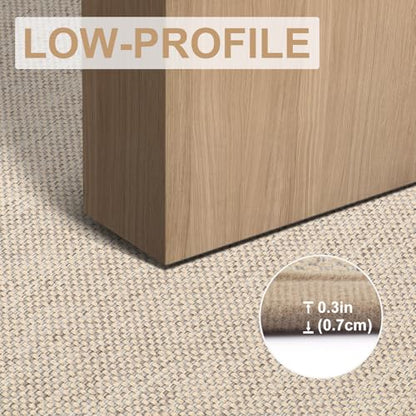 Door Mat 17"x29", Non Slip Door Mat Indoor Entrance, Rubber Backing Indoor Door mats Washable Absorbent Low-Profile Doormat Front Entryway Entry Resist Dirt Inside Door Mats, Khaki