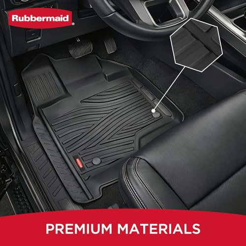 Rubbermaid Car Mats for Ford F-150 2015–2026 & F-150 Lightning 2022–2025 Super Crew Cab (No Fold Flat Storage) | Custom Fit All Weather Floor Mat Heavy Duty Car Mat - size: For Ford F150 2015-2026 & F150 Lightning 2022–2025