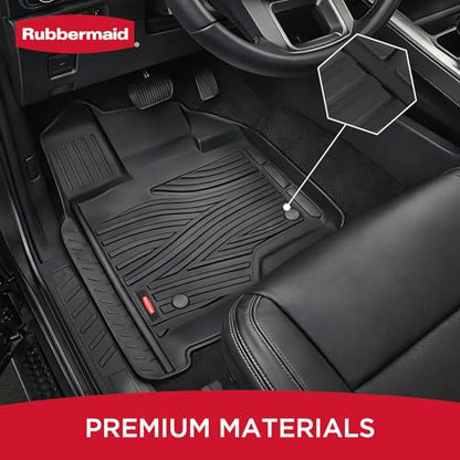 Rubbermaid Car Mats for Ford F-150 2015–2026 & F-150 Lightning 2022–2025 Super Crew Cab (No Fold Flat Storage) | Custom Fit All Weather Floor Mat Heavy Duty Car Mat - size: For Ford F150 2015-2026 & F150 Lightning 2022–2025