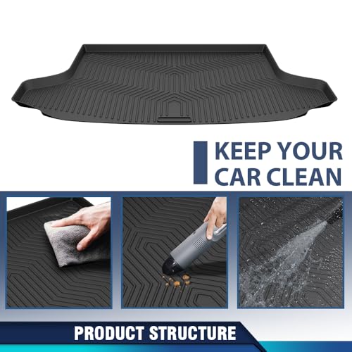 PIT66 Rear Trunk Cargo Liners, Compatible with Honda HRV 2023 2024 2025 All Weather Floor Mats TPE Cargo Mats Accessories alfombras para carro - size: Fit Honda HRV 2023-2025 | 1PC