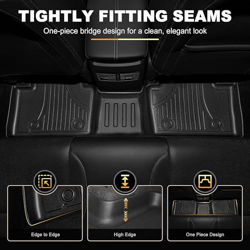 Floor Mats & Cargo Mats Set Fit for Mazda CX-30 2020-2026 All Weather Floor Liners Heavy Duty Car Mats Trunk Liner TPE Heavy Duty Non-Slip Automotive Floor Liners Full Set CX30 Accessories - style: 1)20-25 CX-30 Floor & Cargo Mats