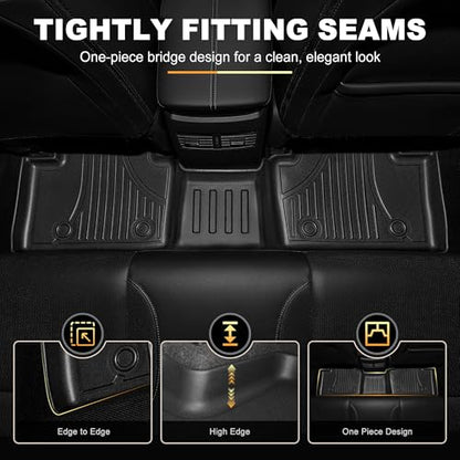 Floor Mats & Cargo Mats Set Fit for Mazda CX-30 2020-2026 All Weather Floor Liners Heavy Duty Car Mats Trunk Liner TPE Heavy Duty Non-Slip Automotive Floor Liners Full Set CX30 Accessories - style: 1)20-25 CX-30 Floor & Cargo Mats